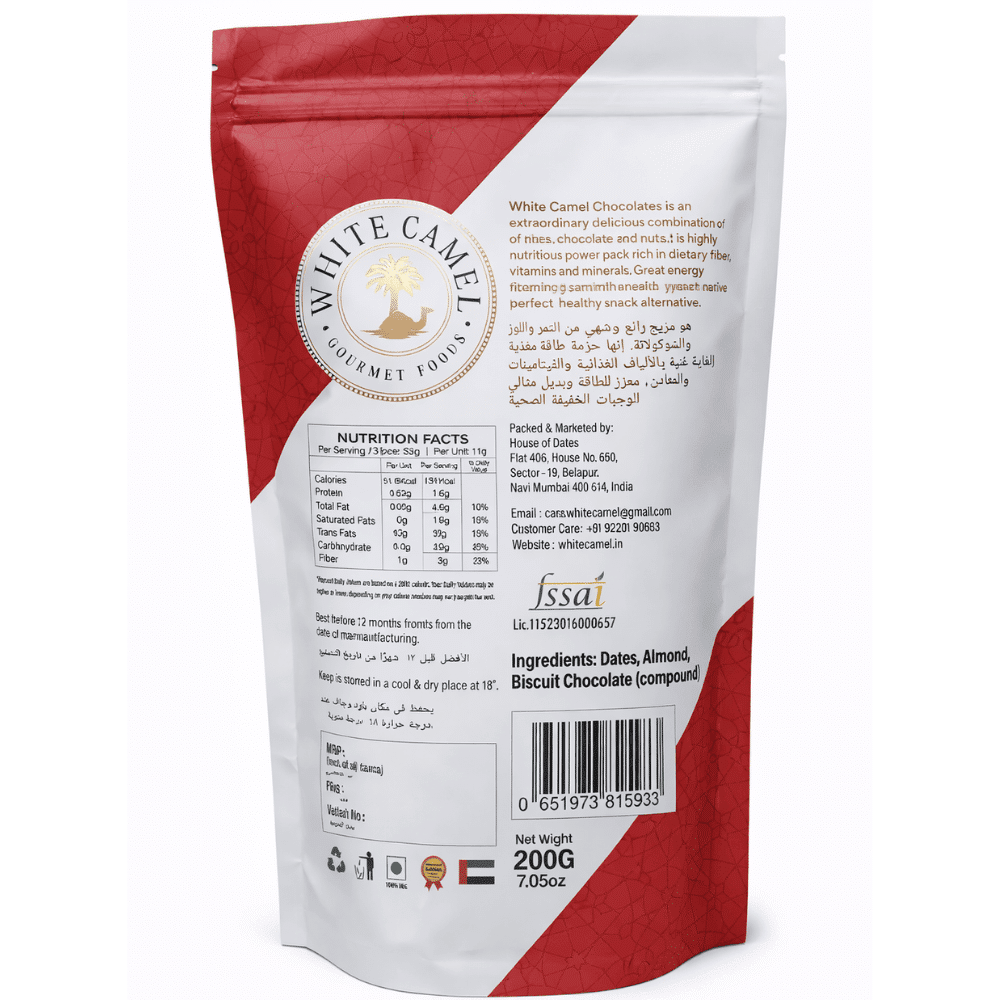 Chocodates with Almond Biscuit